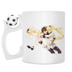 Кружка с футбольным мячиком