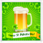 Пинта пива ко Дню Св. Патрика
