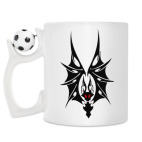 Кружка с футбольным мячиком