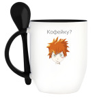 Кружка с ложкой