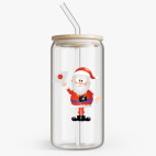 Банка с бамбуковой крышкой