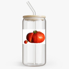 Банка с бамбуковой крышкой