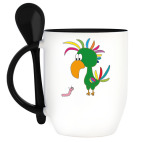 Кружка с ложкой