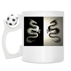 Кружка с футбольным мячиком