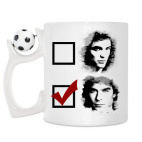 Кружка с футбольным мячиком