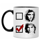 Кружка двухцветная