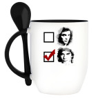 Кружка с ложкой