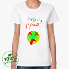 Женская футболка органик