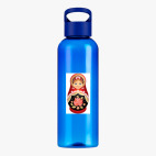 Прозрачная спортивная бутылка