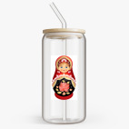 Банка с бамбуковой крышкой