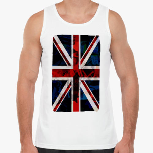 Майка с принтом British flag