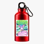 Металлическая бутылка 400 мл UV-DTF