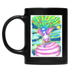 Кружка цветная UV-DTF