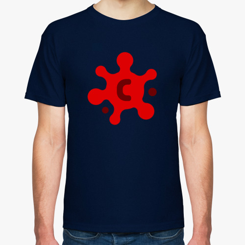 Футболка с принтом Коронавирус 2D