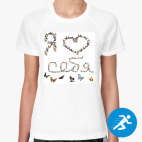 Женская спортивная футболка