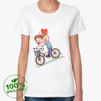 Женская футболка органик