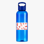 Прозрачная спортивная бутылка