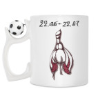 Кружка с футбольным мячиком