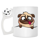 Кружка с футбольным мячиком