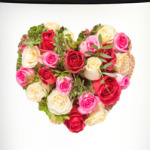 Сердце из роз
