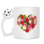 Кружка с футбольным мячиком