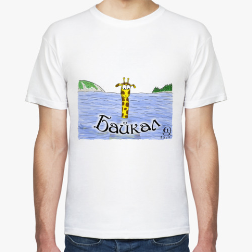 Футболка с принтом Байкал