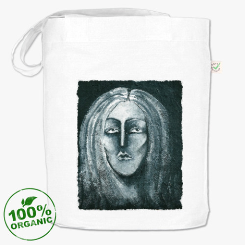 Сумка шоппер с принтом Мужчина