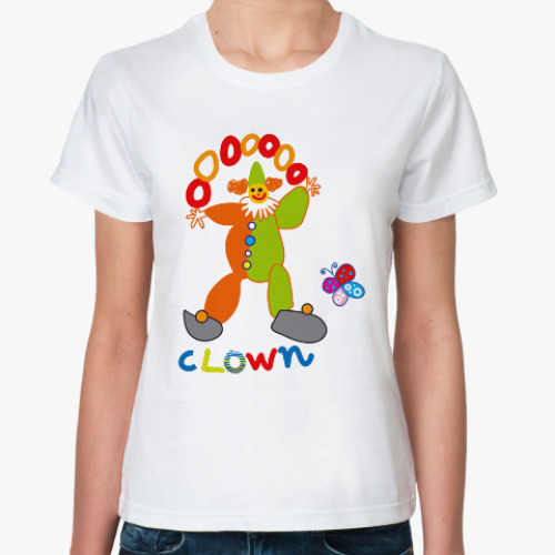 Классическая футболка Клоун