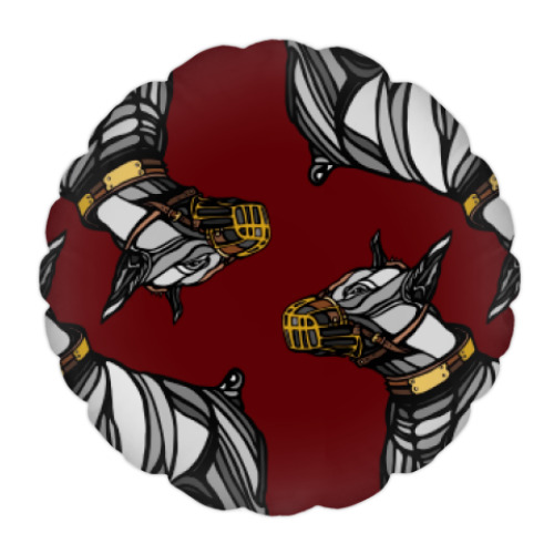 Подушка с принтом Dogs