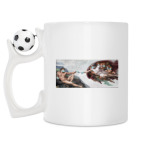 Кружка с футбольным мячиком