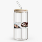 Банка с бамбуковой крышкой