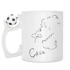 Кружка с футбольным мячиком