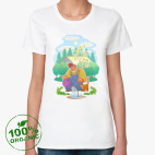 Женская футболка органик