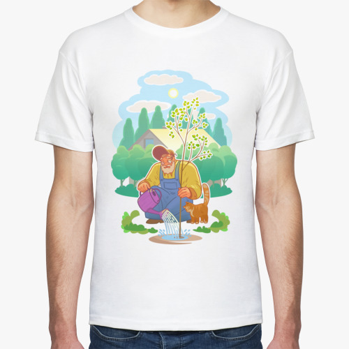 Футболка Садовник, дачник, фермер