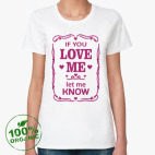 Женская футболка органик