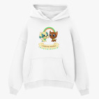 Толстовка худи оверсайз