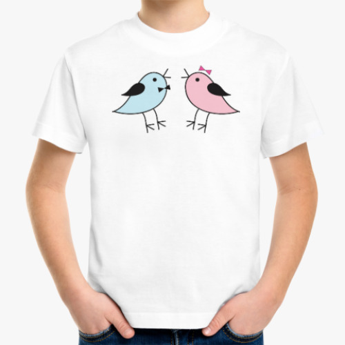 Детская футболка 'Птички'
