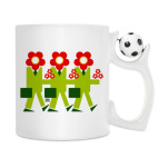 Кружка с футбольным мячиком