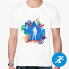 Мужская спортивная футболка