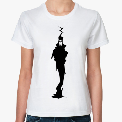 Классическая футболка с принтом Soul Eater