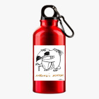 Металлическая бутылка 400 мл UV-DTF