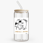 Банка с бамбуковой крышкой