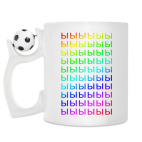 Кружка с футбольным мячиком