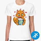 Женская спортивная футболка