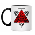 Кружка двухцветная