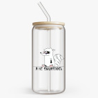 Банка с бамбуковой крышкой