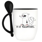 Кружка с ложкой