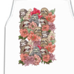 Ленивцы в цветах