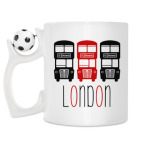 Кружка с футбольным мячиком