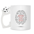 Кружка с футбольным мячиком